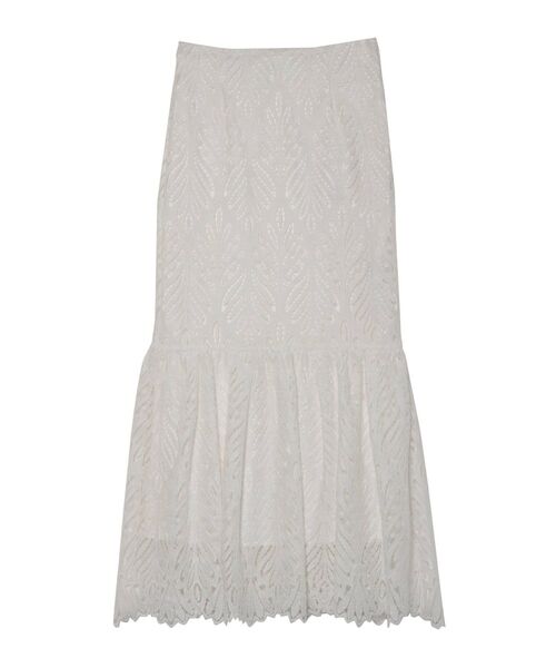 LAGUNAMOON（ラグナムーン）の「リーフレースマーメイドスカート（スカート・レディース・ホワイト/ブラック/ピンク・SMALL/MEDIUM）」の11枚目の写真