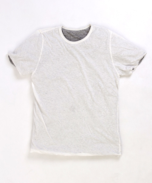 Denime(ドゥニーム)の「【MadeInJapan】リバーシブルTシャツ(Tシャツ/カットソー・メンズ・ホワイト/オリーブ/ネイビー・SMALL/LARGE/MEDIUM)」の2枚目の写真