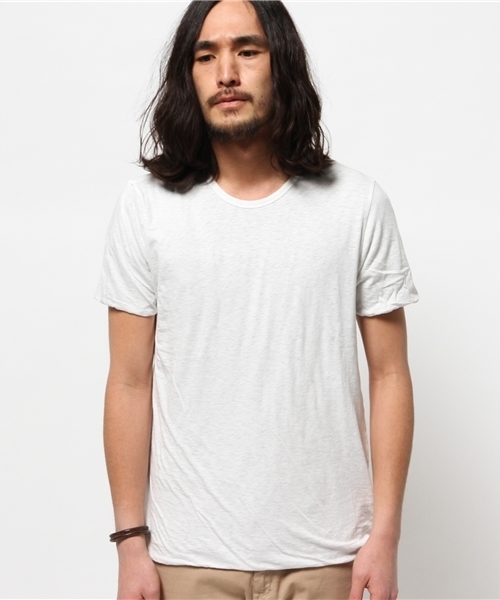 Denime(ドゥニーム)の「【MadeInJapan】リバーシブルTシャツ(Tシャツ/カットソー・メンズ・ホワイト/オリーブ/ネイビー・SMALL/LARGE/MEDIUM)」の4枚目の写真