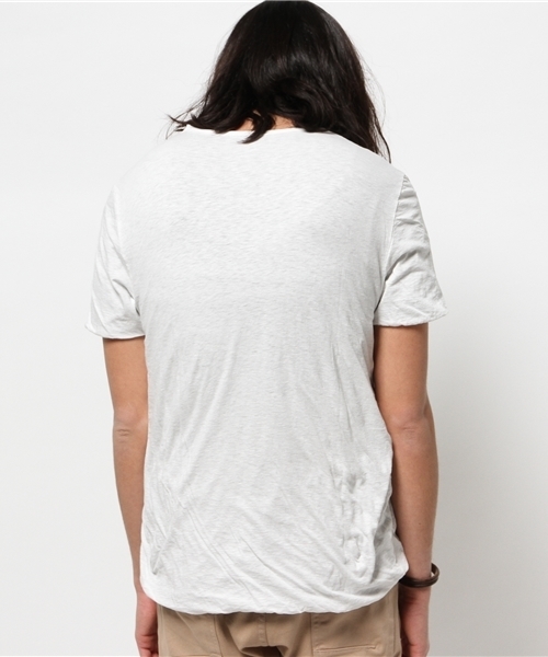 Denime(ドゥニーム)の「【MadeInJapan】リバーシブルTシャツ(Tシャツ/カットソー・メンズ・ホワイト/オリーブ/ネイビー・SMALL/LARGE/MEDIUM)」の6枚目の写真