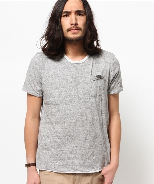 Denime(ドゥニーム)の「【MadeInJapan】リバーシブルTシャツ(Tシャツ/カットソー・メンズ・ホワイト/オリーブ/ネイビー・SMALL/LARGE/MEDIUM)」の7枚目の写真