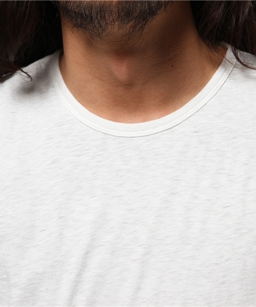 Denime(ドゥニーム)の「【MadeInJapan】リバーシブルTシャツ(Tシャツ/カットソー・メンズ・ホワイト/オリーブ/ネイビー・SMALL/LARGE/MEDIUM)」の8枚目の写真