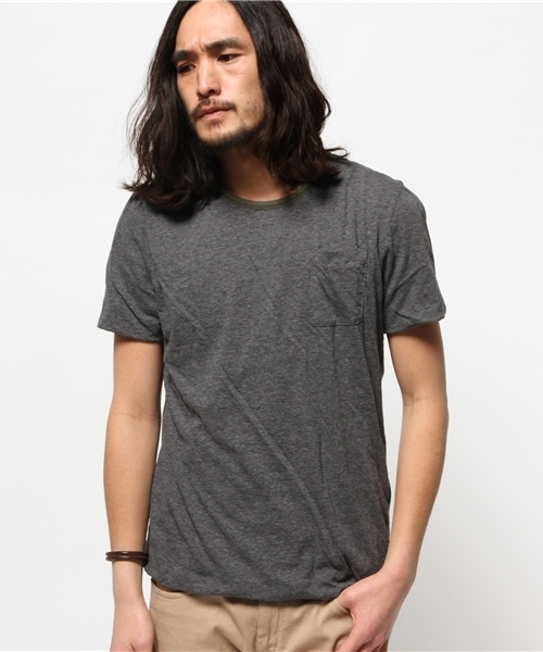 Denime(ドゥニーム)の「【MadeInJapan】リバーシブルTシャツ(Tシャツ/カットソー・メンズ・ホワイト/オリーブ/ネイビー・SMALL/LARGE/MEDIUM)」の13枚目の写真