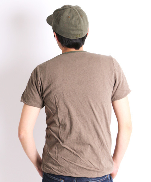 Denime(ドゥニーム)の「【MadeInJapan】リバーシブルTシャツ(Tシャツ/カットソー・メンズ・ホワイト/オリーブ/ネイビー・SMALL/LARGE/MEDIUM)」の15枚目の写真