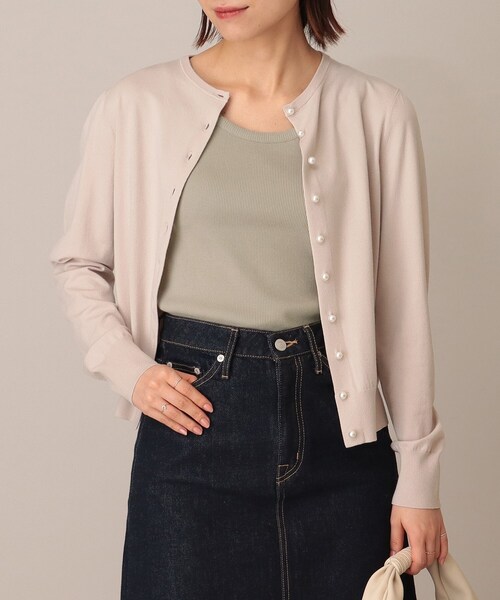 UNTITLED（アンタイトル）の「【STORY掲載】インナータンクトップ（タンクトップ・レディース・ブラック/オフホワイト/サンドベージュ・44/00/02/04）」の10枚目の写真