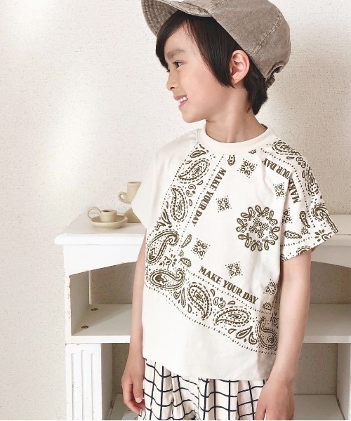 バンダナプリント　Tシャツ　プリスティン RC BASEバンダナプリントTシャツ[品番：BJLW0028417]｜RODEO