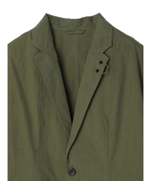 CRAFT STANDARD BOUTIQUE（クラフトスタンダードブティック）の「綿ナイロンダンプ オーバージャケット　＊（テーラードジャケット・メンズ・カーキ/ブラック・L/M）」の6枚目の写真