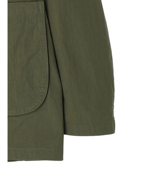 CRAFT STANDARD BOUTIQUE（クラフトスタンダードブティック）の「綿ナイロンダンプ オーバージャケット　＊（テーラードジャケット・メンズ・カーキ/ブラック・L/M）」の7枚目の写真