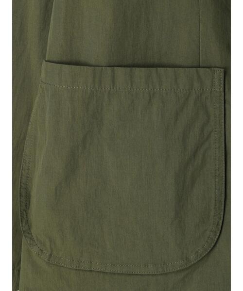 CRAFT STANDARD BOUTIQUE（クラフトスタンダードブティック）の「綿ナイロンダンプ オーバージャケット　＊（テーラードジャケット・メンズ・カーキ/ブラック・L/M）」の13枚目の写真