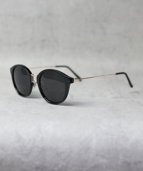 ８(eight)（エイト）の「ボストンカラーサングラス（サングラス・メンズ・ブラック系その他/グレー系その他/ブラウン系その他/パープル系その他/レッド系その他/ゴールド系その他・FREE）」の2枚目の写真