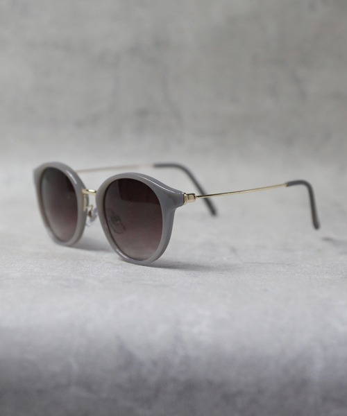 ８(eight)（エイト）の「ボストンカラーサングラス（サングラス・メンズ・ブラック系その他/グレー系その他/ブラウン系その他/パープル系その他/レッド系その他/ゴールド系その他・FREE）」の3枚目の写真