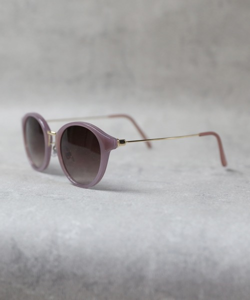 ８(eight)（エイト）の「ボストンカラーサングラス（サングラス・メンズ・ブラック系その他/グレー系その他/ブラウン系その他/パープル系その他/レッド系その他/ゴールド系その他・FREE）」の4枚目の写真