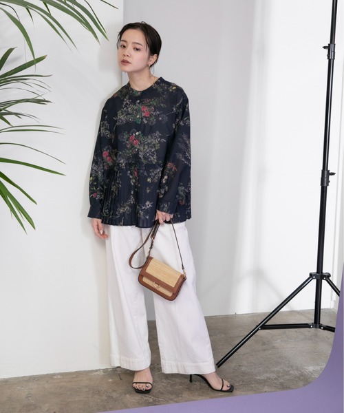 Eimee Law プリーツデザインブラウス フロントタックプリーツブラウス Eimee Law│Eimee Law