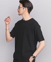 BEAUTY&YOUTH UNITED ARROWS | 【WEB限定 WARDROBE SMART】 by ガスコットン ピケ クルーネック ニット(ニット/セーター)