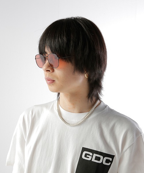 GDC（ジーディーシー）の「RETRO COLOR SUNGLASSES（サングラス・メンズ・ピンク/イエロー/ブルー・FREE）」の14枚目の写真