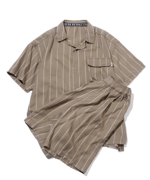 F.O.KIDS（エフオーキッズ）の「F.O.KIDS/エフオーキッズ リラックスセットアップ 半袖/ショーツ（セットアップ・キッズ・チャコールグレー/ベージュ/カーキ・120/140）」の3枚目の写真