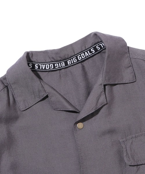 F.O.KIDS（エフオーキッズ）の「F.O.KIDS/エフオーキッズ リラックスセットアップ 半袖/ショーツ（セットアップ・キッズ・チャコールグレー/ベージュ/カーキ・120/140）」の4枚目の写真