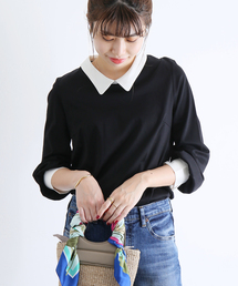 《追加》配色襟プルオーバー