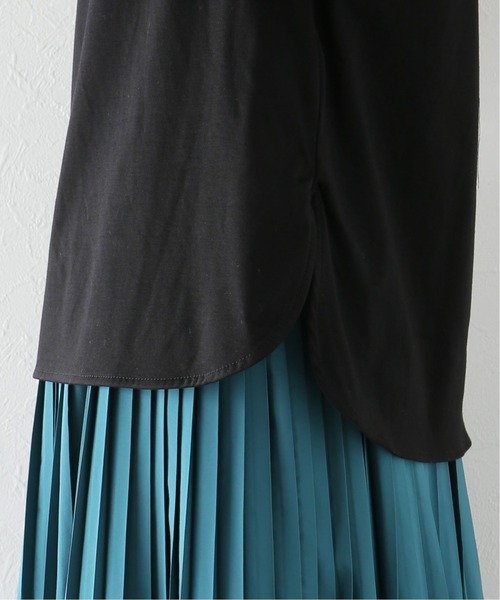 La TOTALITE（ラトータリテ）の「《追加》配色襟プルオーバー（Tシャツ/カットソー・レディース・ブラック・FREE）」の12枚目の写真