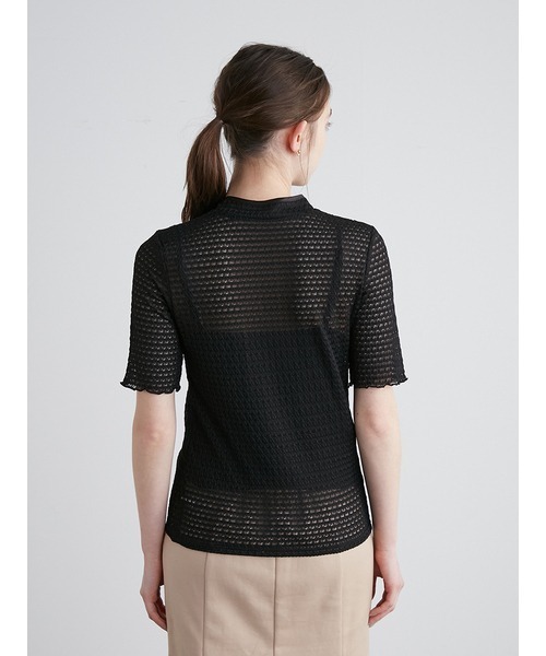 LILY BROWN（リリーブラウン）の「チャイナカットトップス（Tシャツ/カットソー・レディース・ブラック/グリーン/アイボリー・FREE）」の11枚目の写真