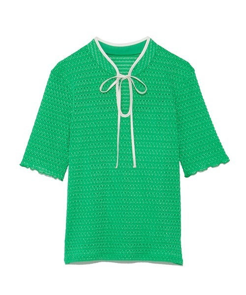 LILY BROWN（リリーブラウン）の「チャイナカットトップス（Tシャツ/カットソー・レディース・ブラック/グリーン/アイボリー・FREE）」の21枚目の写真