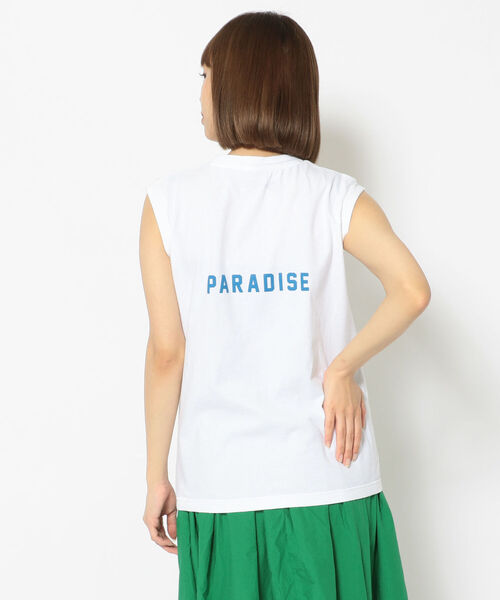 FUNG(ファング)の「FUNG/ファング Sleeveless T weekend スリーブレスティー ”ウィークエンド”(タンクトップ・レディース・ホワイト・SMALL)」の1枚目の写真