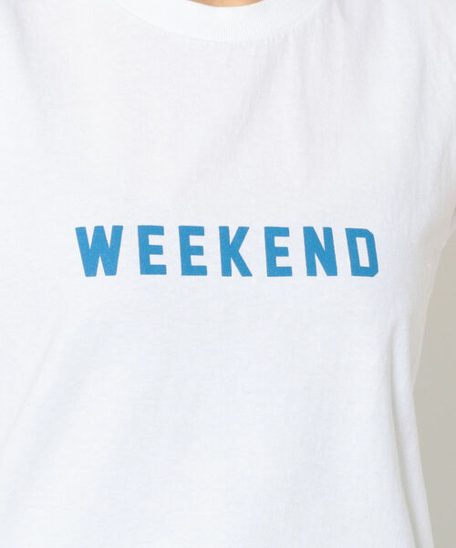 FUNG(ファング)の「FUNG/ファング Sleeveless T weekend スリーブレスティー ”ウィークエンド”(タンクトップ・レディース・ホワイト・SMALL)」の8枚目の写真
