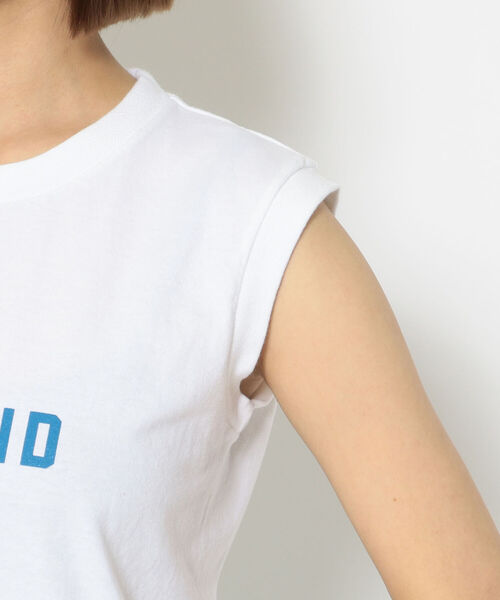 FUNG(ファング)の「FUNG/ファング Sleeveless T weekend スリーブレスティー ”ウィークエンド”(タンクトップ・レディース・ホワイト・SMALL)」の6枚目の写真