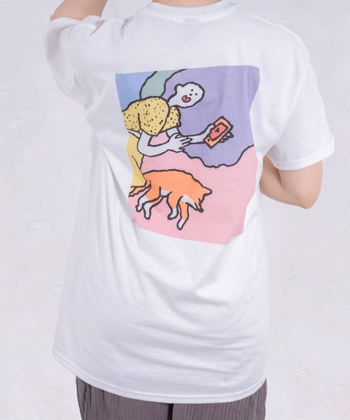 EPICKS（エピックス）の「【全10柄】バックプリント/フロントプリントGILDANグラフィックTシャツ（Tシャツ/カットソー・レディース・その他1/その他2/その他3/その他4/その他5/その他6/その他7/その他8/その他9/その他10・M）」の9枚目の写真