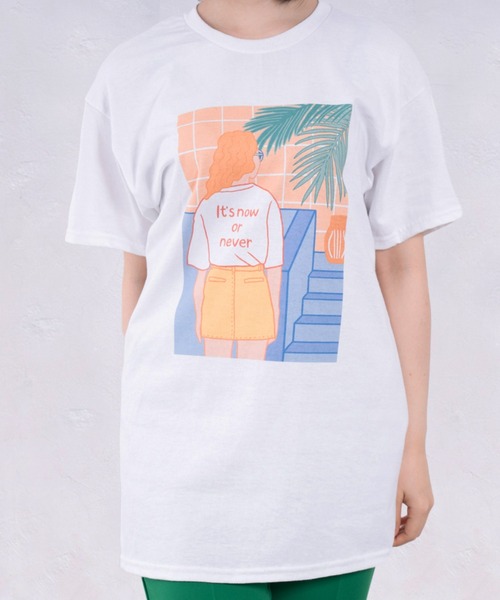 EPICKS（エピックス）の「【全10柄】バックプリント/フロントプリントGILDANグラフィックTシャツ（Tシャツ/カットソー・レディース・その他1/その他2/その他3/その他4/その他5/その他6/その他7/その他8/その他9/その他10・M）」の11枚目の写真