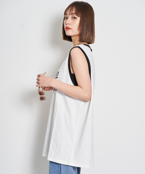 GALLIS ADDICTION（ガリスアディクション）の「GA RINGER TOP（タンクトップ・メンズ・ホワイト/グリーン/ブラック・FREE）」の22枚目の写真