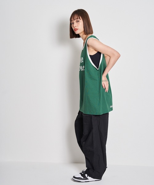 GALLIS ADDICTION（ガリスアディクション）の「GA RINGER TOP（タンクトップ・メンズ・ホワイト/グリーン/ブラック・FREE）」の11枚目の写真