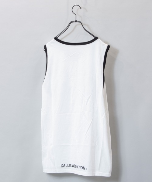 GALLIS ADDICTION（ガリスアディクション）の「GA RINGER TOP（タンクトップ・メンズ・ホワイト/グリーン/ブラック・FREE）」の15枚目の写真