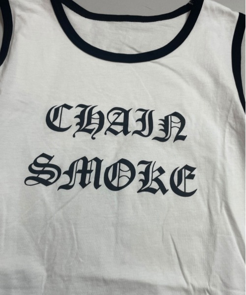 GALLIS ADDICTION（ガリスアディクション）の「GA RINGER TOP（タンクトップ・メンズ・ホワイト/グリーン/ブラック・FREE）」の19枚目の写真