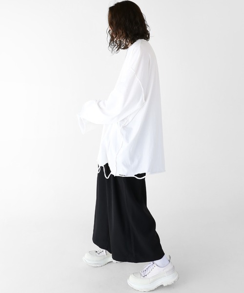 minsobi（ミンソビ）の「タッククロップドパンツ（スラックス・メンズ・ブラック・FREE）」の15枚目の写真