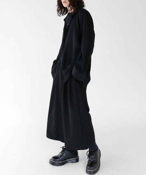 minsobi（ミンソビ）の「タッククロップドパンツ（スラックス・メンズ・ブラック・FREE）」の3枚目の写真