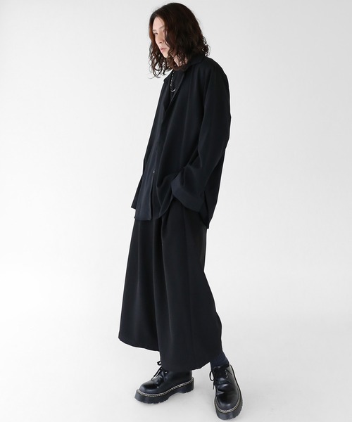 minsobi（ミンソビ）の「タッククロップドパンツ（スラックス・メンズ・ブラック・FREE）」の19枚目の写真