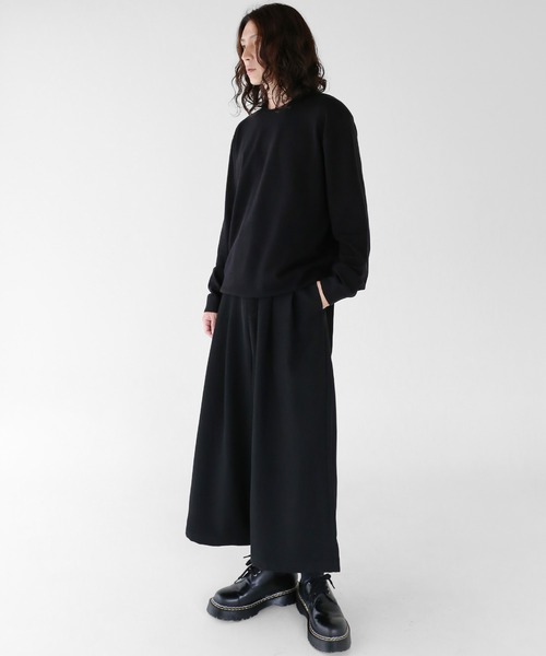 minsobi（ミンソビ）の「タッククロップドパンツ（スラックス・メンズ・ブラック・FREE）」の20枚目の写真