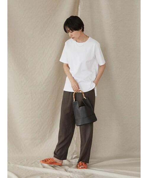 AMERICAN HOLIC(アメリカンホリック)の「Daily サイドスリットカットプルオーバー(Tシャツ/カットソー・レディース・ブラック/ブラウン/オフホワイト/ピンク/ミント/マルチ/ブルー系その他2/モカ/その他7/パープル/ブラック系その他4/ブルー・S/M/L)」の21枚目の写真