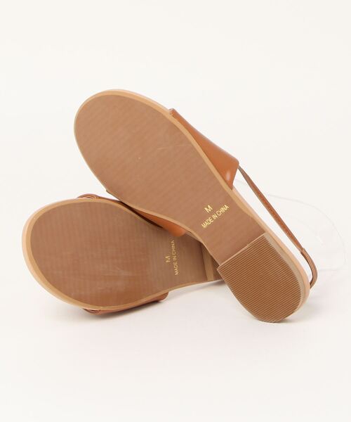 Lugnoncure（ルノンキュール）の「トングフラットサンダル（サンダル・レディース・ブラウン/ベージュ/ブラック・MEDIUM）」の5枚目の写真