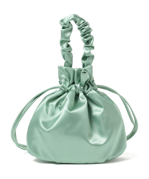 Ray BEAMS（レイビームス）の「Ray BEAMS / サテン 巾着 ミニ バッグ（メッセンジャーバッグ・レディース・ピンク/グリーン系その他2・ONE SIZE）」の12枚目の写真