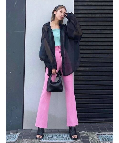 EMODA（エモダ）の「エアリールーズシャツ（シャツ/ブラウス・レディース・ホワイト/ブラック/その他/グレー・FREE）」の17枚目の写真