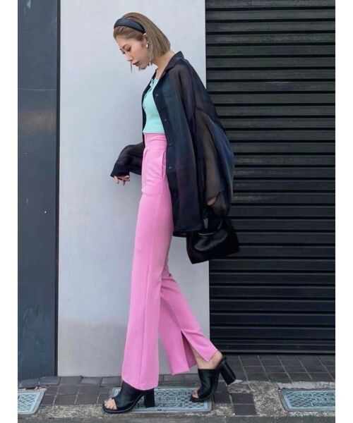 EMODA（エモダ）の「エアリールーズシャツ（シャツ/ブラウス・レディース・ホワイト/ブラック/その他/グレー・FREE）」の16枚目の写真