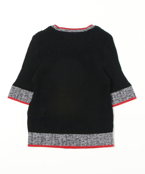 DIESEL（ディーゼル）の「レディース 半袖 ニット トップス（その他トップス・レディース・イエロー/ブラック/ブルー・X-LARGE/SMALL/LARGE/MEDIUM）」の6枚目の写真