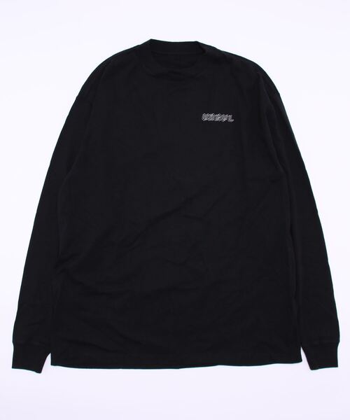 UNRAVEL PROJECT(アンレーベル プロジェクト)の「UNRAVEL PROJECT/アンラヴェルプロジェクト/FCK MOTIF VINTAGE JERS LS TEE(UMAF9-110)(Tシャツ/カットソー・メンズ・ブラック・SMALL/X-SMALL/XX-SMALL/MEDIUM)」の2枚目の写真