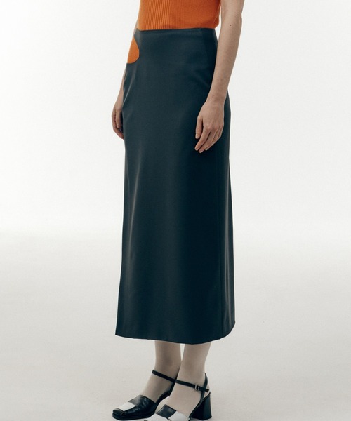 【美品】LOW CLASSIC Curve Hole Long Skirt M 美品】LOW CLASSIC Curve Hole Long Skirt M - メルカリ