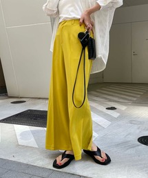 CAPRICIEUX LE'MAGE | バックスリットストレッチパンツ(その他パンツ)