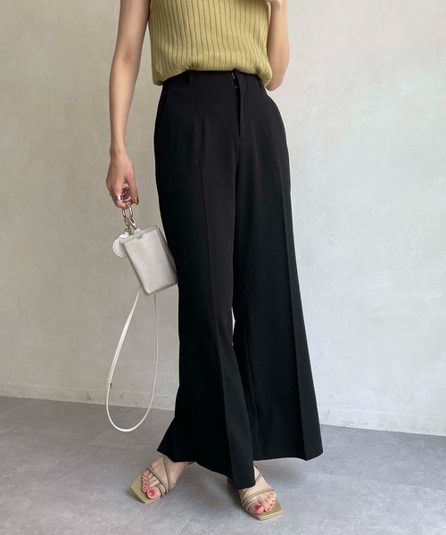 CAPRICIEUX LE'MAGE（カプリシューレマージュ）の「バックスリットストレッチパンツ（その他パンツ・レディース・ブラック/イエロー/グリーン/ホワイト系その他・38/36）」の8枚目の写真