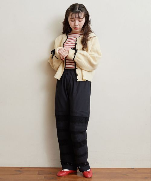 dot and stripes child woman レースパンツ　タグなし AMBIDEX Store △〇ブロード レースピンタック フリルパンツ(F