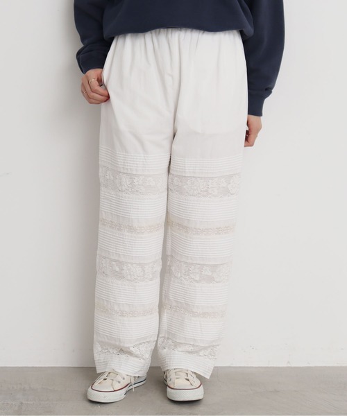 dot and stripes child woman レースパンツ　タグなし AMBIDEX Store △〇ブロード レースピンタック フリルパンツ(F